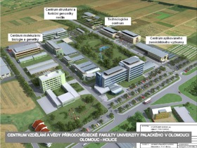 Centrum regionu Haná pro biotechnologický a zemědělský výzkum - vizualizace projektu