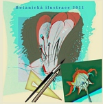 Pozvánka na výstavu nejlepších botanických ilustrací roku 2011. Autorkou je akademická malířka Petra Fischerová.