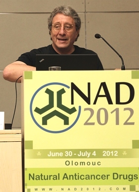 Doktor Doriano Fabbro z farmaceutické firmy Novartis, jeden z vědců přednášejících na konferenci Natural Anticancer Drugs